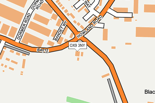 OX9 3NY map - OS OpenMap – Local (Ordnance Survey) OX9 3NY map - OS OpenMap – Local (Ordnance Survey)
