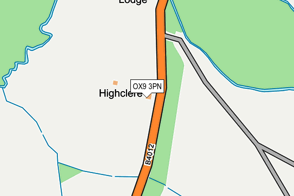 OX9 3PN map - OS OpenMap – Local (Ordnance Survey) OX9 3PN map - OS OpenMap – Local (Ordnance Survey)