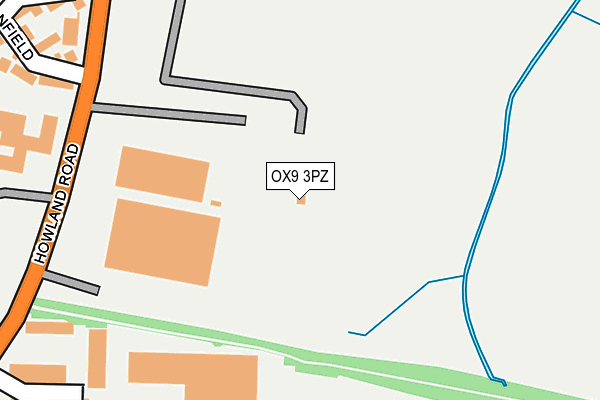 OX9 3PZ map - OS OpenMap – Local (Ordnance Survey) OX9 3PZ map - OS OpenMap – Local (Ordnance Survey)