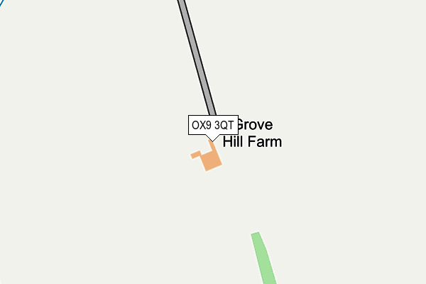 OX9 3QT map - OS OpenMap – Local (Ordnance Survey) OX9 3QT map - OS OpenMap – Local (Ordnance Survey)