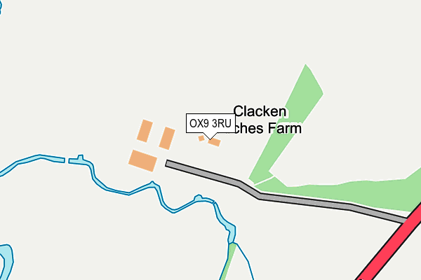 OX9 3RU map - OS OpenMap – Local (Ordnance Survey) OX9 3RU map - OS OpenMap – Local (Ordnance Survey)