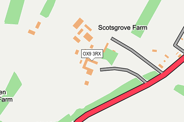 OX9 3RX map - OS OpenMap – Local (Ordnance Survey) OX9 3RX map - OS OpenMap – Local (Ordnance Survey)