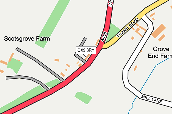 OX9 3RY map - OS OpenMap – Local (Ordnance Survey) OX9 3RY map - OS OpenMap – Local (Ordnance Survey)
