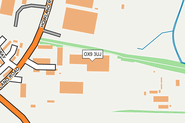 OX9 3UJ map - OS OpenMap – Local (Ordnance Survey) OX9 3UJ map - OS OpenMap – Local (Ordnance Survey)