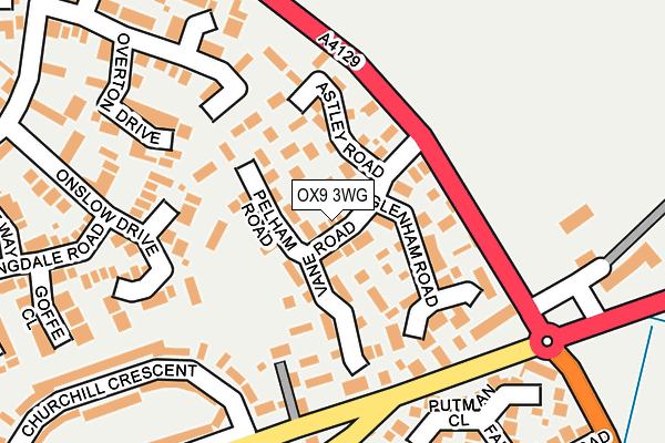 OX9 3WG map - OS OpenMap – Local (Ordnance Survey) OX9 3WG map - OS OpenMap – Local (Ordnance Survey)
