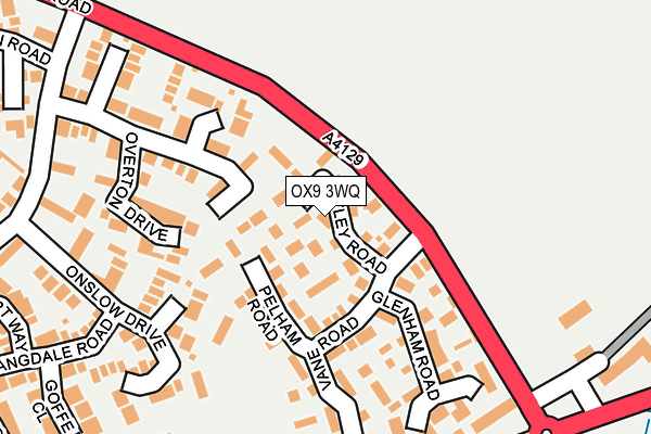 OX9 3WQ map - OS OpenMap – Local (Ordnance Survey) OX9 3WQ map - OS OpenMap – Local (Ordnance Survey)