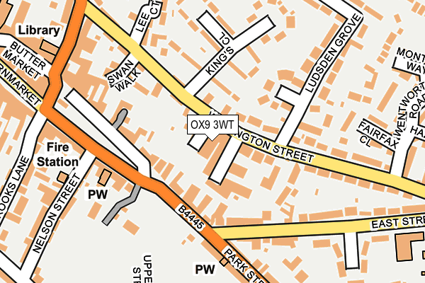 OX9 3WT map - OS OpenMap – Local (Ordnance Survey) OX9 3WT map - OS OpenMap – Local (Ordnance Survey)