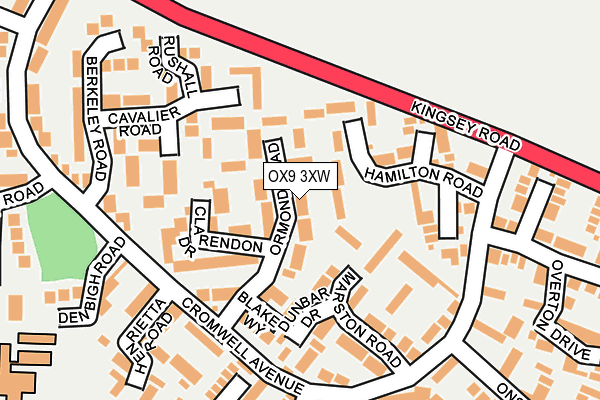 OX9 3XW map - OS OpenMap – Local (Ordnance Survey) OX9 3XW map - OS OpenMap – Local (Ordnance Survey)