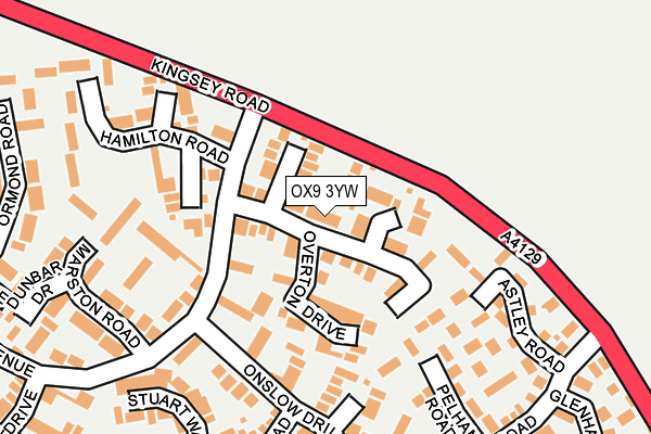 OX9 3YW map - OS OpenMap – Local (Ordnance Survey) OX9 3YW map - OS OpenMap – Local (Ordnance Survey)