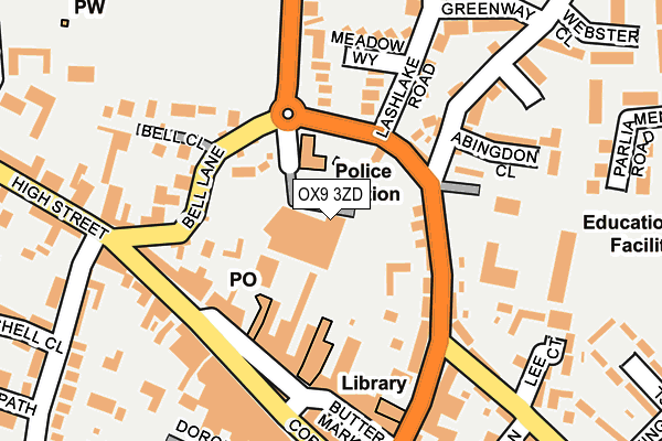 OX9 3ZD map - OS OpenMap – Local (Ordnance Survey) OX9 3ZD map - OS OpenMap – Local (Ordnance Survey)