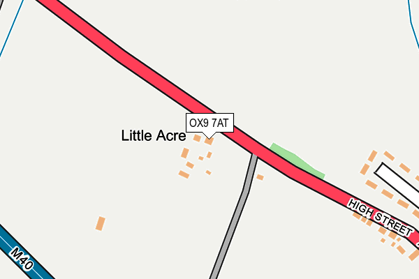 OX9 7AT map - OS OpenMap – Local (Ordnance Survey) OX9 7AT map - OS OpenMap – Local (Ordnance Survey)