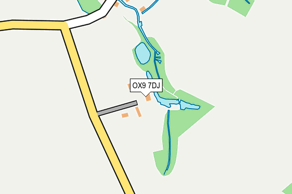 OX9 7DJ map - OS OpenMap – Local (Ordnance Survey) OX9 7DJ map - OS OpenMap – Local (Ordnance Survey)