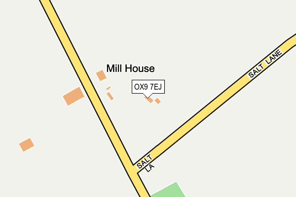 OX9 7EJ map - OS OpenMap – Local (Ordnance Survey) OX9 7EJ map - OS OpenMap – Local (Ordnance Survey)