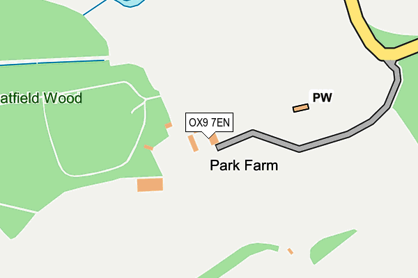 OX9 7EN map - OS OpenMap – Local (Ordnance Survey) OX9 7EN map - OS OpenMap – Local (Ordnance Survey)
