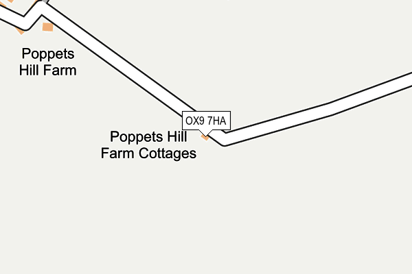 OX9 7HA map - OS OpenMap – Local (Ordnance Survey) OX9 7HA map - OS OpenMap – Local (Ordnance Survey)
