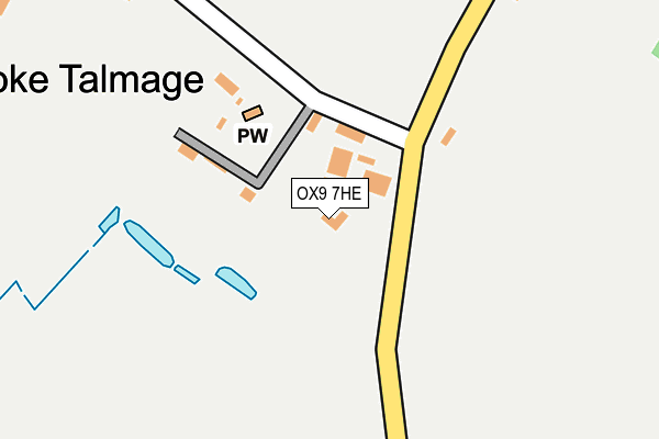 OX9 7HE map - OS OpenMap – Local (Ordnance Survey) OX9 7HE map - OS OpenMap – Local (Ordnance Survey)
