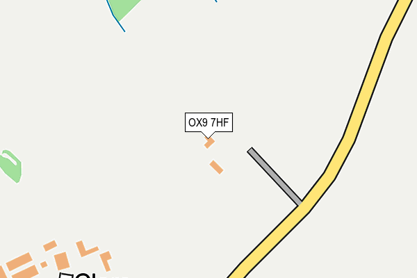OX9 7HF map - OS OpenMap – Local (Ordnance Survey) OX9 7HF map - OS OpenMap – Local (Ordnance Survey)