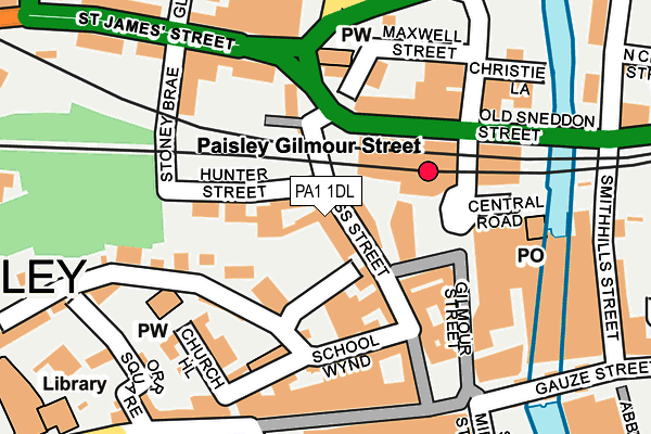 PA1 1DL map - OS OpenMap – Local (Ordnance Survey) PA1 1DL map - OS OpenMap – Local (Ordnance Survey)