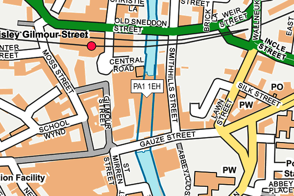 PA1 1EH map - OS OpenMap – Local (Ordnance Survey) PA1 1EH map - OS OpenMap – Local (Ordnance Survey)