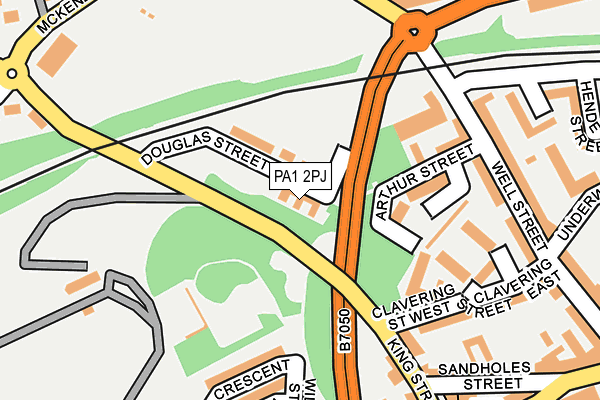 PA1 2PJ map - OS OpenMap – Local (Ordnance Survey) PA1 2PJ map - OS OpenMap – Local (Ordnance Survey)