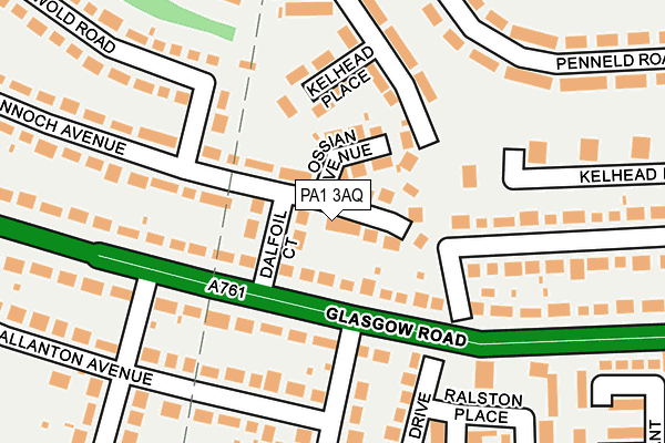 PA1 3AQ map - OS OpenMap – Local (Ordnance Survey) PA1 3AQ map - OS OpenMap – Local (Ordnance Survey)