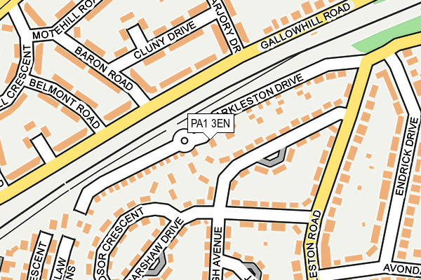 PA1 3EN map - OS OpenMap – Local (Ordnance Survey) PA1 3EN map - OS OpenMap – Local (Ordnance Survey)