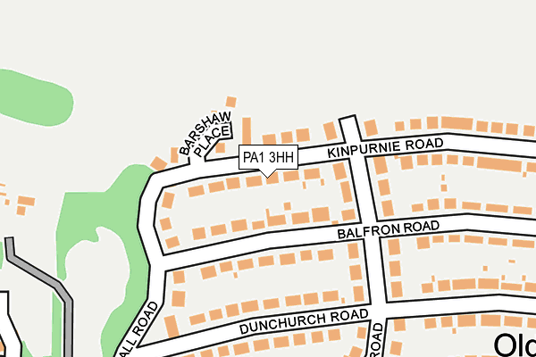 PA1 3HH map - OS OpenMap – Local (Ordnance Survey) PA1 3HH map - OS OpenMap – Local (Ordnance Survey)