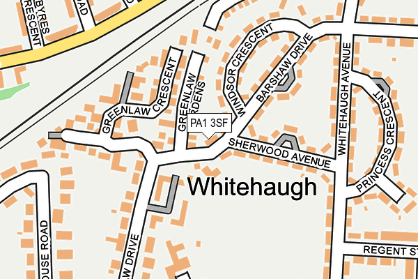 PA1 3SF map - OS OpenMap – Local (Ordnance Survey) PA1 3SF map - OS OpenMap – Local (Ordnance Survey)