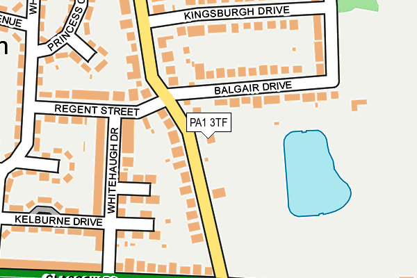 PA1 3TF map - OS OpenMap – Local (Ordnance Survey) PA1 3TF map - OS OpenMap – Local (Ordnance Survey)