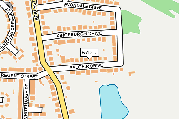 PA1 3TJ map - OS OpenMap – Local (Ordnance Survey) PA1 3TJ map - OS OpenMap – Local (Ordnance Survey)