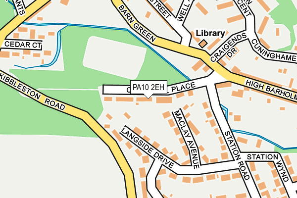 PA10 2EH map - OS OpenMap – Local (Ordnance Survey) PA10 2EH map - OS OpenMap – Local (Ordnance Survey)
