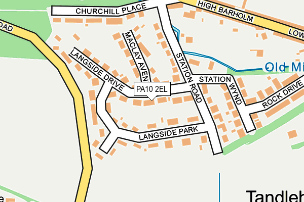 PA10 2EL map - OS OpenMap – Local (Ordnance Survey) PA10 2EL map - OS OpenMap – Local (Ordnance Survey)