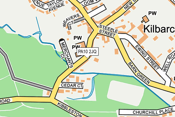 PA10 2JQ map - OS OpenMap – Local (Ordnance Survey) PA10 2JQ map - OS OpenMap – Local (Ordnance Survey)