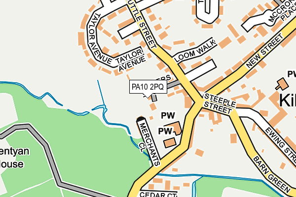 PA10 2PQ map - OS OpenMap – Local (Ordnance Survey) PA10 2PQ map - OS OpenMap – Local (Ordnance Survey)