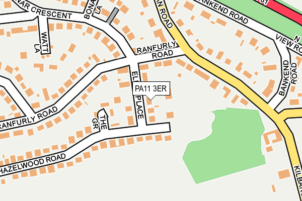 PA11 3ER map - OS OpenMap – Local (Ordnance Survey) PA11 3ER map - OS OpenMap – Local (Ordnance Survey)