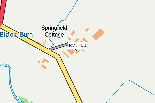 PA12 4DU map - OS OpenMap – Local (Ordnance Survey) PA12 4DU map - OS OpenMap – Local (Ordnance Survey)