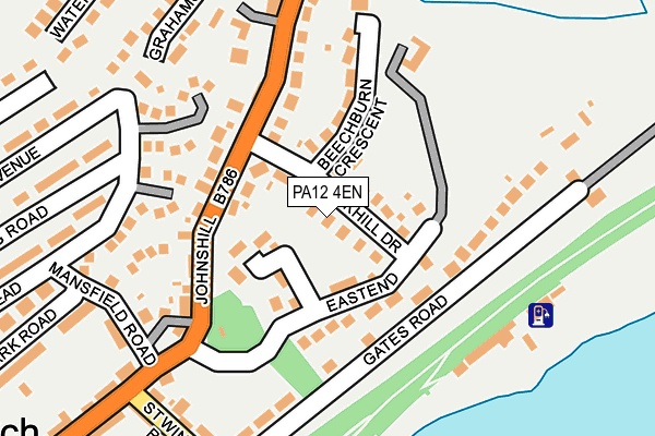 PA12 4EN map - OS OpenMap – Local (Ordnance Survey) PA12 4EN map - OS OpenMap – Local (Ordnance Survey)