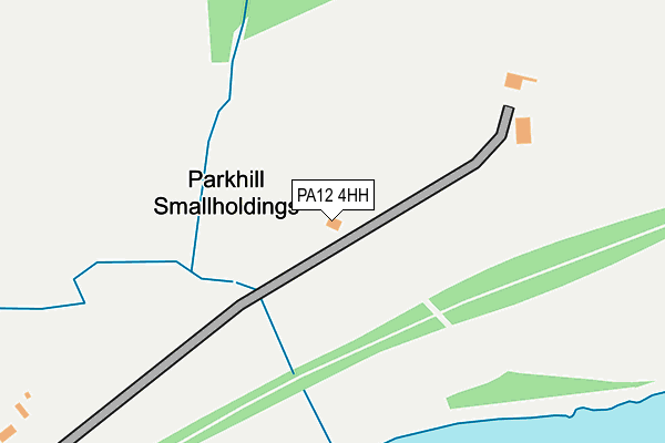 PA12 4HH map - OS OpenMap – Local (Ordnance Survey) PA12 4HH map - OS OpenMap – Local (Ordnance Survey)