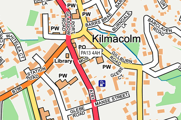 PA13 4AH map - OS OpenMap – Local (Ordnance Survey) PA13 4AH map - OS OpenMap – Local (Ordnance Survey)