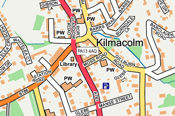 PA13 4AQ map - OS OpenMap – Local (Ordnance Survey) PA13 4AQ map - OS OpenMap – Local (Ordnance Survey)