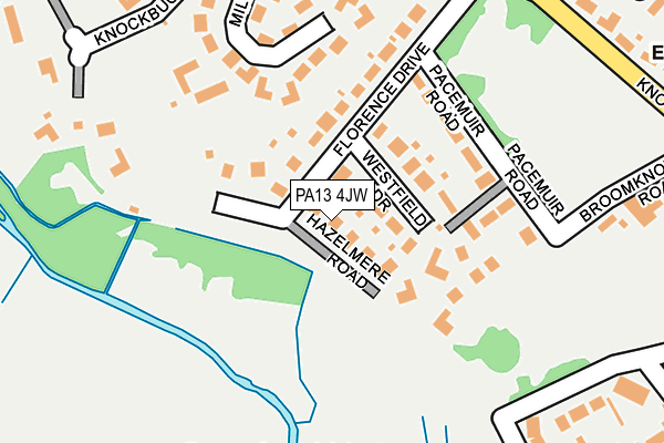 PA13 4JW map - OS OpenMap – Local (Ordnance Survey) PA13 4JW map - OS OpenMap – Local (Ordnance Survey)