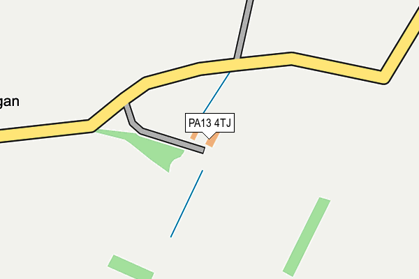 PA13 4TJ map - OS OpenMap – Local (Ordnance Survey) PA13 4TJ map - OS OpenMap – Local (Ordnance Survey)
