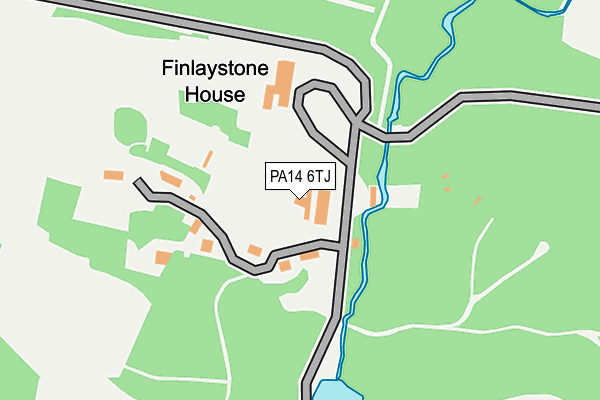 PA14 6TJ map - OS OpenMap – Local (Ordnance Survey) PA14 6TJ map - OS OpenMap – Local (Ordnance Survey)