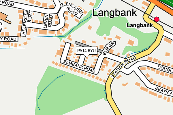 PA14 6YU map - OS OpenMap – Local (Ordnance Survey) PA14 6YU map - OS OpenMap – Local (Ordnance Survey)