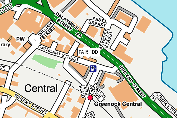 PA15 1DD map - OS OpenMap – Local (Ordnance Survey) PA15 1DD map - OS OpenMap – Local (Ordnance Survey)