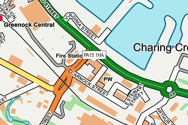 PA15 1HA map - OS OpenMap – Local (Ordnance Survey) PA15 1HA map - OS OpenMap – Local (Ordnance Survey)