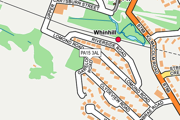 PA15 3AL map - OS OpenMap – Local (Ordnance Survey) PA15 3AL map - OS OpenMap – Local (Ordnance Survey)