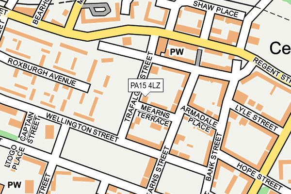PA15 4LZ map - OS OpenMap – Local (Ordnance Survey) PA15 4LZ map - OS OpenMap – Local (Ordnance Survey)