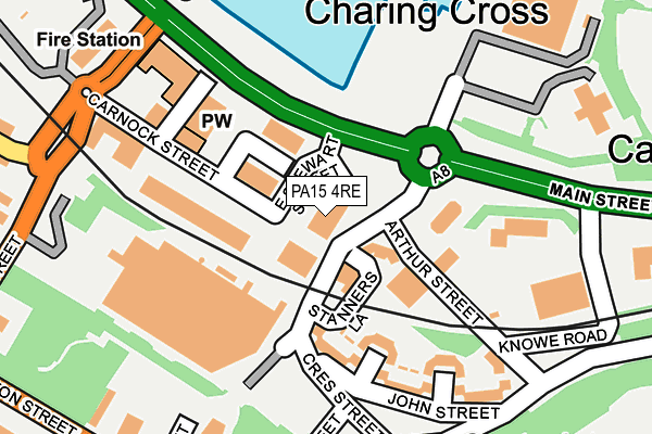 PA15 4RE map - OS OpenMap – Local (Ordnance Survey) PA15 4RE map - OS OpenMap – Local (Ordnance Survey)