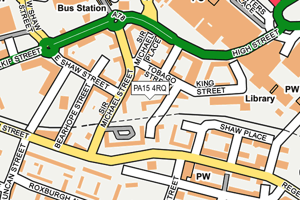 PA15 4RQ map - OS OpenMap – Local (Ordnance Survey) PA15 4RQ map - OS OpenMap – Local (Ordnance Survey)
